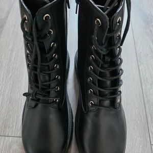 New Look Black Combat Boots for Women